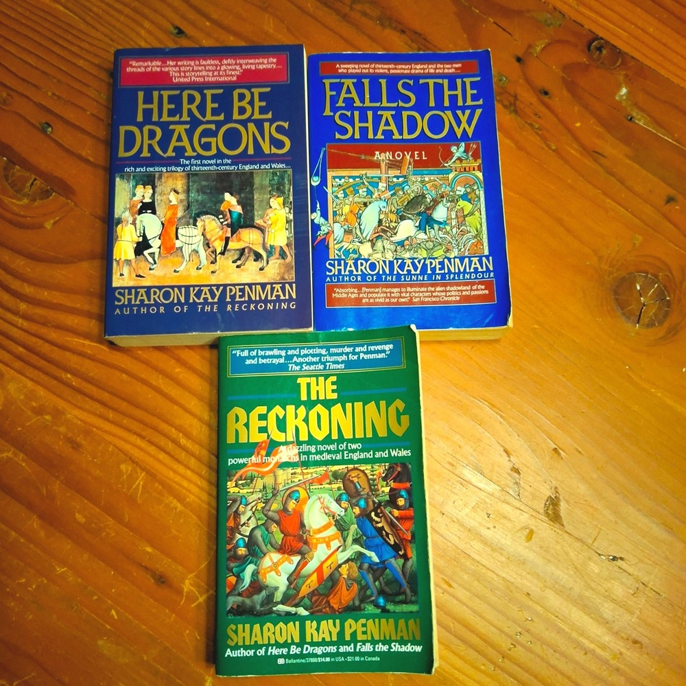 Sharon Kay Penman Welsh Princes Trilogy 3 Books Good Medieval Fiction